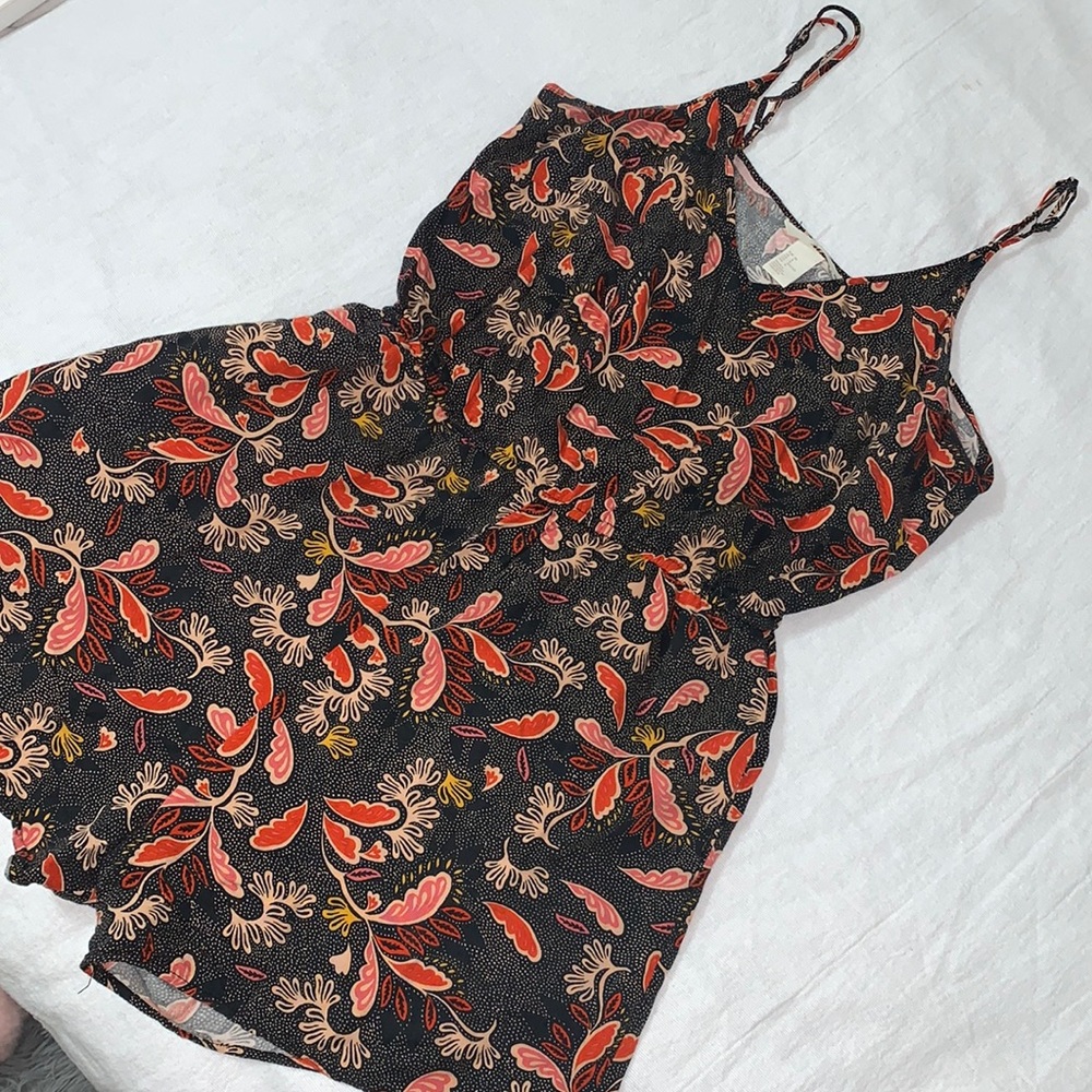 Romper with adjustable straps